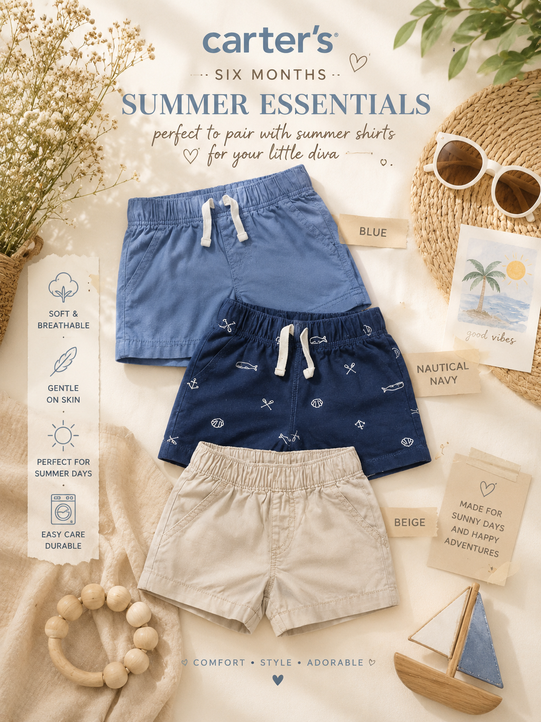 Carter's Cotton Shorts