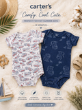 Carter's Pack of 2 Cotton Rompers.