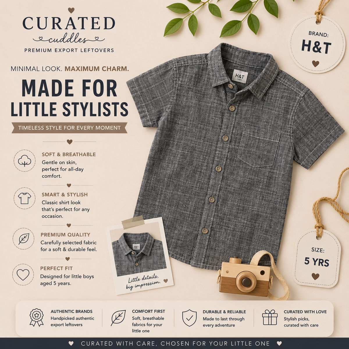 H&T Casual Shirt