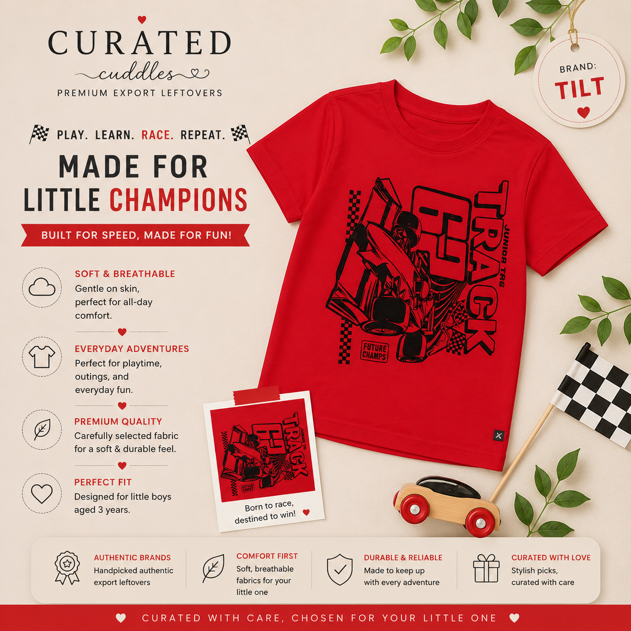 Tilt Red T-shirt