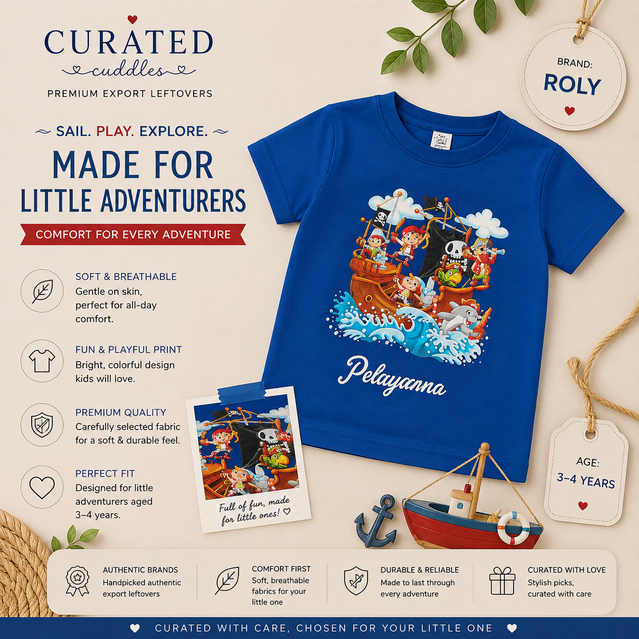 Roly Pirate-themed Tee