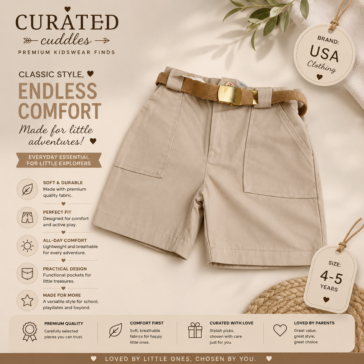 USA Clothing Shorts